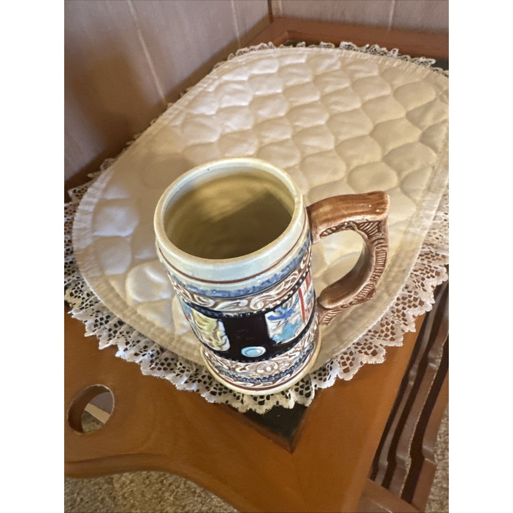 Vintage German Style Beer Stein ENESCO Coat Of Arms - Picture 5 of 5
